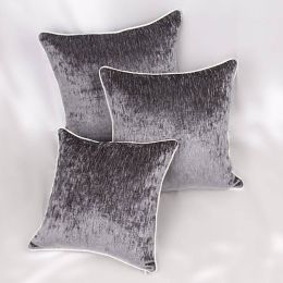 Vintage Chenille Fabric Pillow Case Luxury/Pure/Elegant/Solid/Home/Sofa/Car Cushion Cover/Pillowcases Cojines Almofadas