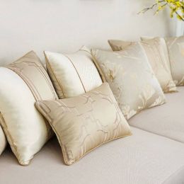 Nordic Cushion Cover Geometry Line Luxury Embroidery All Match Throw Decorative Pillows Car/Pillow Cover Housse De Coussin