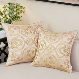 2Pcs/Sets Modern  Cushion Cover Embroidery Geometry Car Cover  Decorative Throw Pillow Cover Housse De Coussin Almofada