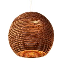 3pcs/lot handmade Kraft Paper drop light Dia.26cm ball Restaurant Teahouse Bar shop pub Home Decoration Lighting Fixture by EMS