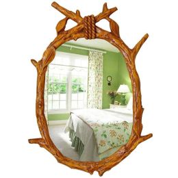 46cmx62cm European Garden  Bathroom Mirror Tree Hanging Mirror Decorative Bathroom wall decorative mirror