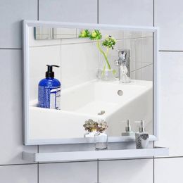 A1 Bathroom mirror space aluminum toilet makeup mirror with shelf combination set wx8231418