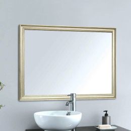 A1 European bathroom mirror narrow border home wall hanging porch living room makeup mirror wx8221449