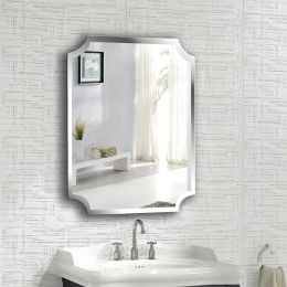 A1 Simple frameless inner corner bathroom mirror wall hanging bathroom toilet makeup dressing paste hanging mirror wx8221858