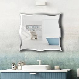 A1 Wall-mounted frameless bathroom mirror personalized toilet dressing mirror wall stickers make up mirror wx8231015