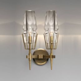 Abajur American Modern Simple Art Copper LED Wall Lamp for Living Room Study Corridor Bedroom Aisle Balcony Decorate Wall Lights