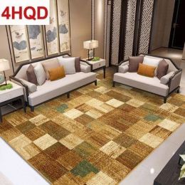 American minimalist living room coffee table carpet modern simple European bedroom bed blanket woven carpet can be customized