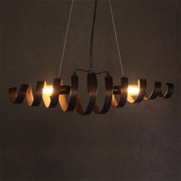 American  Loft Iron Pendant Lights Vintage Industrial Wind Pendant Lamp Bar Cafe Restaurant Hanging Lamp  Lighting