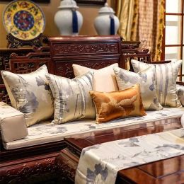 Antique Embroidery Cushion Cover White Plant Cojines Decorativos Para Sofa Throw Pillow Covers Soft Cushions Housse De Coussin