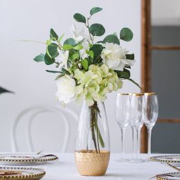 Artificial Flower Vase Decoration Nordic Home Decoration Living Room Decoration Table Bouquet Set