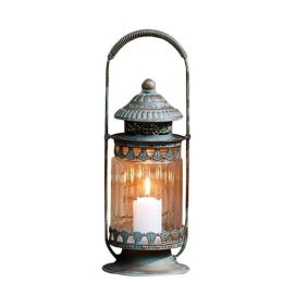European Style Candle Holder Base Wind Light Metal Iron Art Hanging Candle Light Restaurant Cafe Decoration Crafts Candlestick