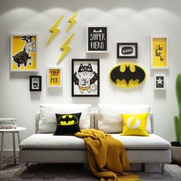 Children&amp;#39;s Room Photo Wall Cartoon Cute Decorative Photo Frame Wall Pendant Baby Combination Photo Wall