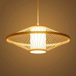 LED Pendant Lamps Southeast Asian Hand Knitted Pendant Lights Restaurant Luminaire Hanging Lamp Bedroom Hanging Lamp