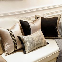 Luxury Embroidery Cushion Cover Cushions Women For Home Patchwork Throw Pillow Covers Cojines Decorativos Para Sofa