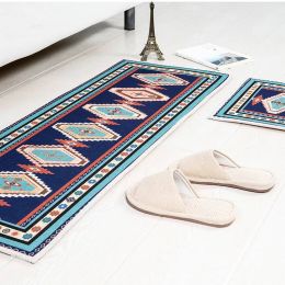 Style Cottage Square Cushion Kitchen Door Pad Bathroom Non-slip Remove dust Door MATCoffee Table Carpet Bedding mats