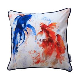 Christmas New Luxury American Cushion Cover Art Gold Fish Custom Thicken Decorative Throw Pillow Covers Cojines Coussin Almofada