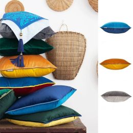 Christmas New Luxury Cushion Cover Solid Patchwork Custom Decorative Throw Pillow Covers Cojines Coussin Almofada