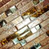 Retro Golden - 3-Dimensional Mosaic Decorative Wall Tile(2PC)
