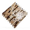 Retro Golden - 3-Dimensional Mosaic Decorative Wall Tile(2PC)