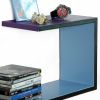 Trista - [Night Sky] Crutch-Shaped Leather Wall Shelf / Bookshelf / Floating Shelf (Set of 2)