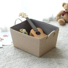 Dirty clothes storage basket straw clothes debris toy storage basket weaving laundry basket