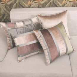Europe 45&amp;quot; 50&amp;quot;  Dark Gold Pillowcase luxury/Vine/Coffe/Elegant/Stripe/Home/Sofa/Car Decor Cushion /PillowCases Customizable size