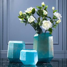 European Home Decoration Vase Simple Model Room Restaurant Flower Flower Creative Home Soft Decoration