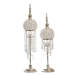 European Silver Plated Candlestick Wedding Table Decoration Home Decoration American Candlestick Gift