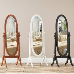 European style bedroom mirror full body floor vertical movable mirror living room princess carved decorative mirror wx8241420