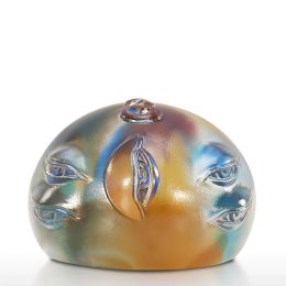 Five Eyes Glass Ornament Figurine Wine Glass Ornament Figurine Glass Ornament home decoration accessories feng shui decorating