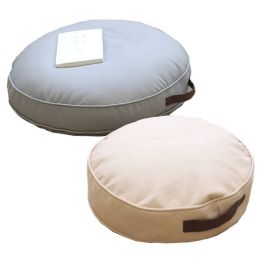 Floor Sitting Cushion Footstool Janpanese Round Seating Sofa Pouf Foot Leg Rest Step Stool Pillow for Kids Adults Size 40cm/60cm