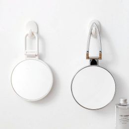 Folding desktop vanity mirror desktop makeup princess mirror wall hanging round small portable makeup mirror wx8241017