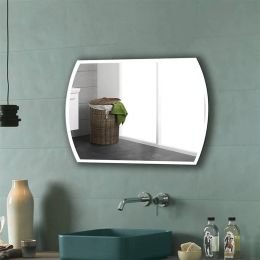 Free punching wall hanging bathroom mirror toilet waterproof bathroom mirror bedroom living room make up mirror wx8231108