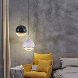 Hallway 1 pcs Globe ball chandelier led pendant fixtures modern restaurant bar lighting bedside lamp study led Hanging Light