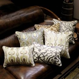 HAO JOY Luxury Embroidery Chic Cushion Cover Fashion Queen Luxury Sofa Model Room Decorative throw Pillowcases Head Car Cover