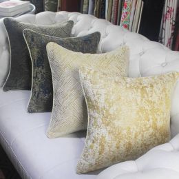 High Precision Chenille Jacquard Cushion Cover Thick AB Design Decorative Pillows Case Almofadas love chair Cover Car Covers
