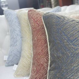 High Precision Chenille Jacquard Cushion Cover Thick Low-key Luxury Decorative Pillows Case Almofadas love Chair Car Covers