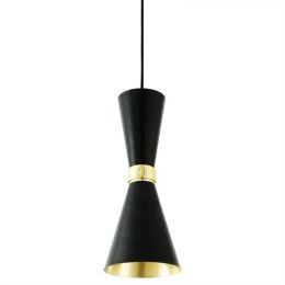 Horn shape creative pendant light for dining room black/white outside gold color outside droplight Nordic Art style Decoration