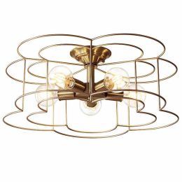 Lampara LED Copper Living Room Ceiling Light Household Study  Bedroom Home Deco Simple Nordic Hanging Lamp Fixtures