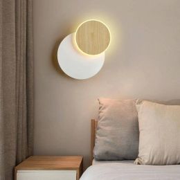 Lamparas de techo Modern Iron Bedside Wall Light Fixture Nordic LED Aisle Balcony Hanglamp Wall Lighting for Home Decoration
