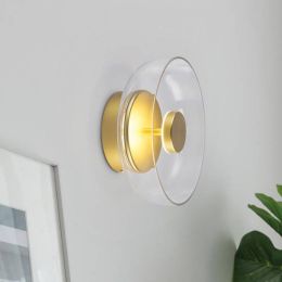 Lamparas Nordic Glass Lampshade Living Room LED Wall Lamp Bedroom Hanging Lights Bedside Hanglamp Study Wall Light Fixtures