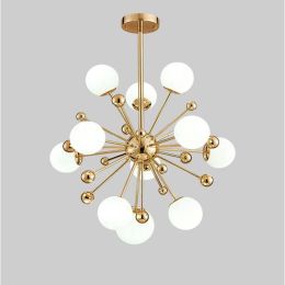 Lamparas Nordic Light Dandelion Glass Ball LED Bedroom Living Room Pendant Lights Simple Restaurant Deco Hanging Lamp Fixtures