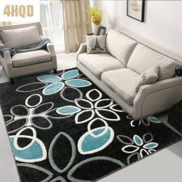 Living room Coffee table Simple modern bedroom Bedside blanket American pastoral home with rectangular carpet