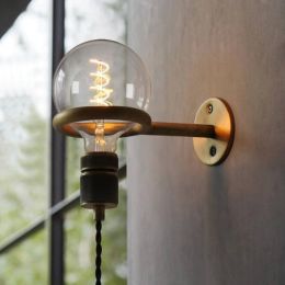 Loft  Industrial Lamp Restaurant Deco Lights Living Room wandlamp Bedside Bedroom Punk Pull Ring LED Wall Light