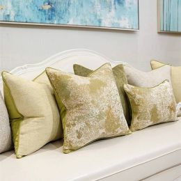 Luxury Cushion Cover Blue Green Grey Throw Pillows Covers Cojines Decorativos Para Sofa Noble Women For Home Decor Cushions