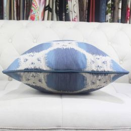 Luxury Europe Cotton Home Bed Car Decor Cushion Cover White Creative Plaid Noble Throw Pillowcase Car Cover Cojines Almofadas