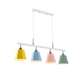 Macaron simple modern pendant lights 3/4 heads colorful restaurant droplight living room bedroom decoration Lighting fixture