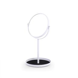 Makeup mirror desktop simple double face mirror enlarge 6.5 inch dressing table mirror with jewelry storage base wx8161502