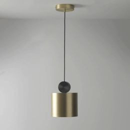 Modern Copper LED Hanglamp Living Room Corridor Restaurant Luminaire Suspendu Pendant Lamps Bar Cafe Model Room Pendant Lights