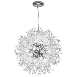Modern dandelion chandelier light 60cm crystal lustres de sala de janta candelabro art deco lustre moderne crystal hanging lamp